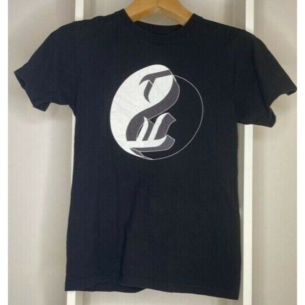 Thinkgeek Shirt Womens Small Black White Crew Neck 100% Cotton Tee